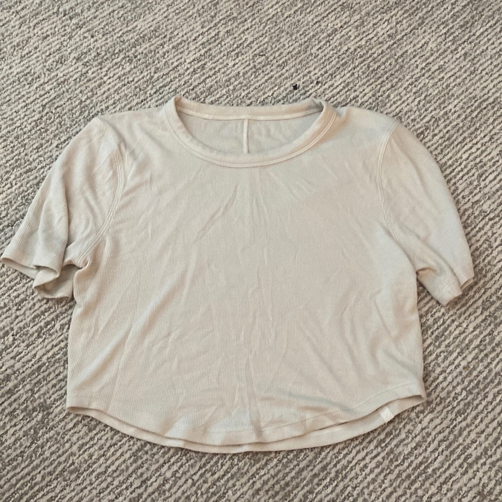lululemon hold tight cropped short sleeve